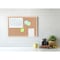 Mastervision Cork Push Pin Bulletin Board, 18" x 24", Pine Wood Frame, Wall Mount Kit Included MC040012010 - alternate 6